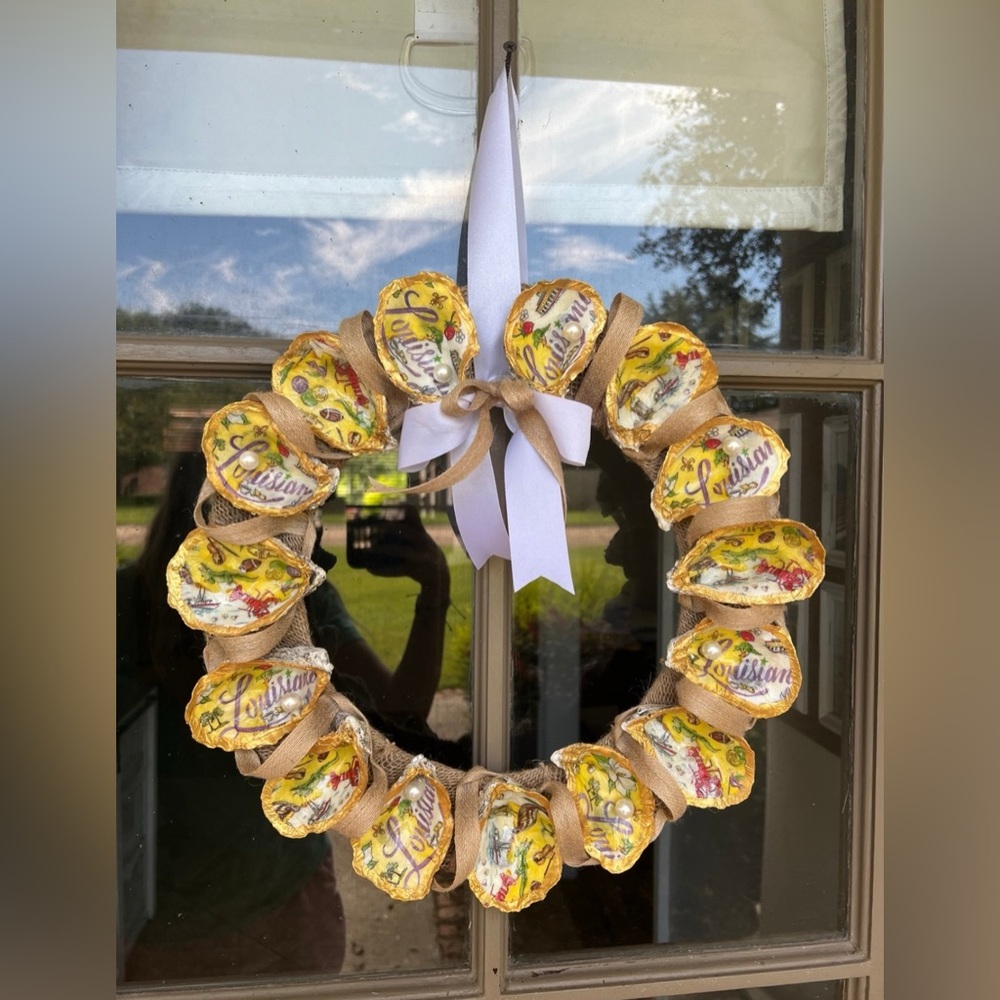 Louisiana Oyster Wreath